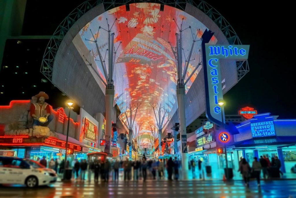 Viva Vision Light Show Fremont Street Las Vegas